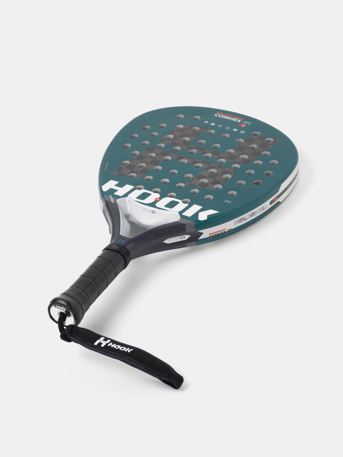 HOOK PADEL RACKET - COMHEX CONTROL (GREEN)