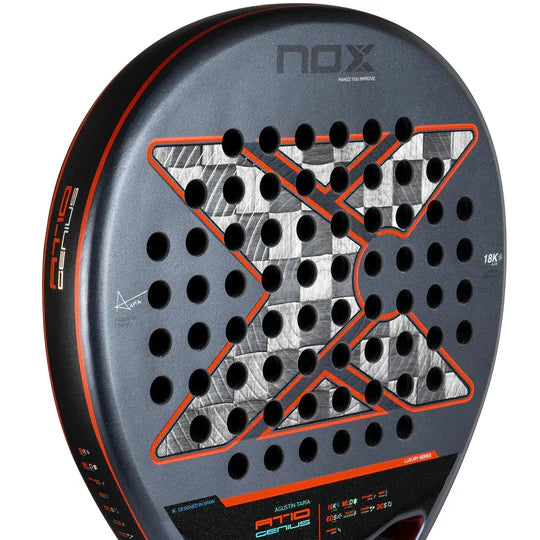 NOX PADEL RACKET - AT10 Luxury GENIUS 18K Alum 2025 by Agustín Tapia