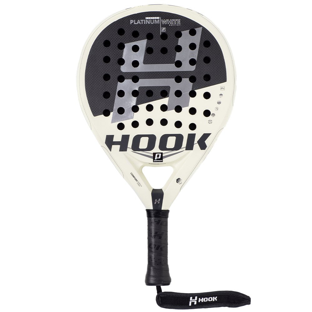 White Padel racket