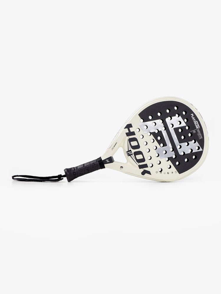 HOOK PADEL RACKET - PLATINUM WHITE