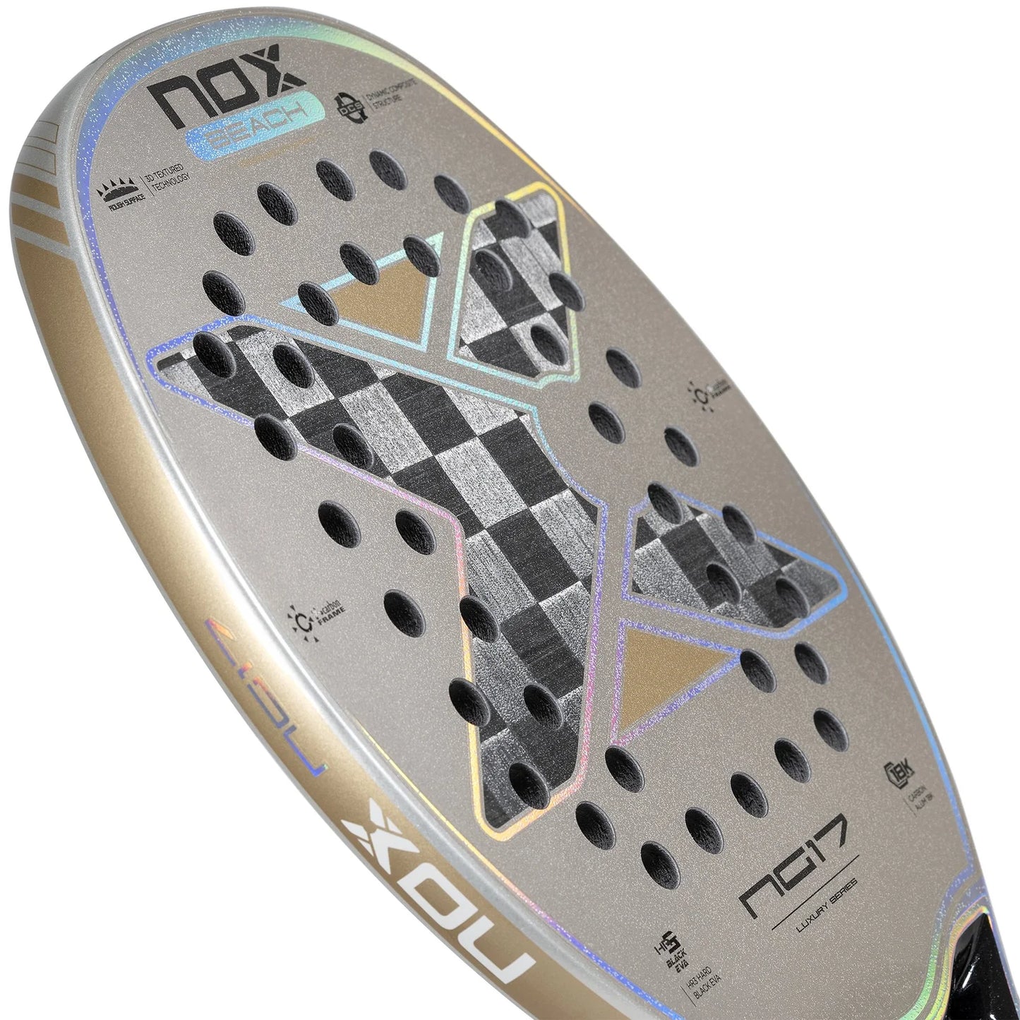 NOX BEACH TENNIS RACKET - NG17 Luxury 2023. Nico Gianotti's